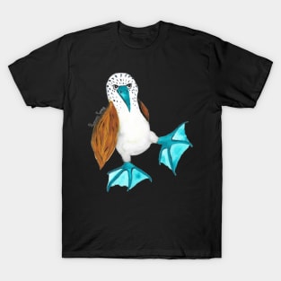 Watercolor Blue Footed Booby T-Shirt